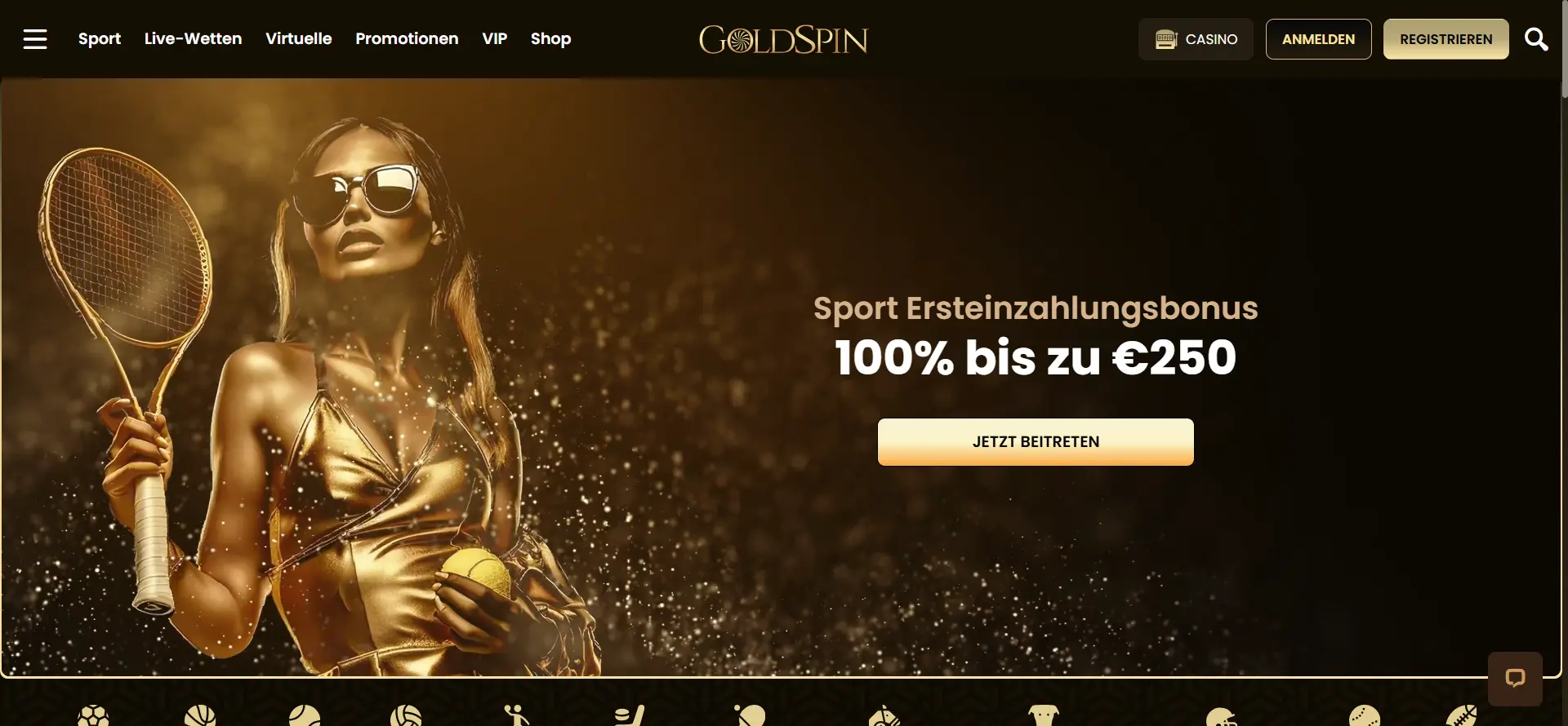 Goldspin-Willkommensbonus