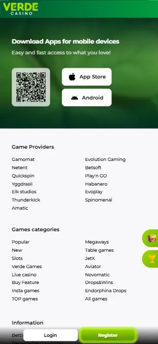 verde casino app